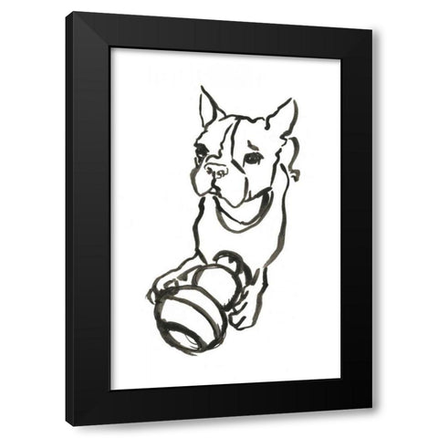 WAG: The Dog IX Black Modern Wood Framed Art Print with Double Matting by Binder, Vanessa