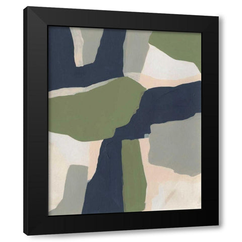 Delta I Black Modern Wood Framed Art Print by Vess, June Erica