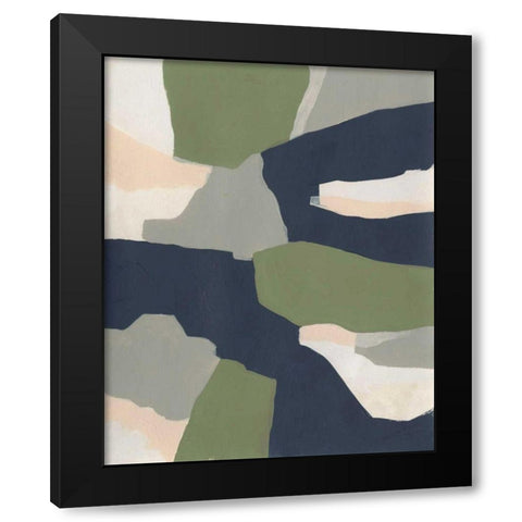 Delta II Black Modern Wood Framed Art Print with Double Matting by Vess, June Erica