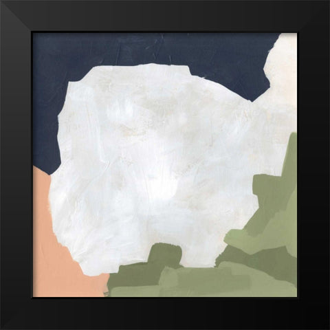 Tectonic Boundaries I Black Modern Wood Framed Art Print by Vess, June Erica