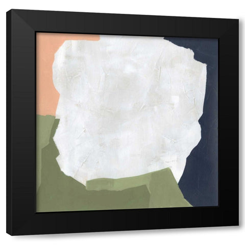 Tectonic Boundaries III Black Modern Wood Framed Art Print by Vess, June Erica