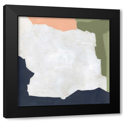 Tectonic Boundaries IV Black Modern Wood Framed Art Print with Double Matting by Vess, June Erica