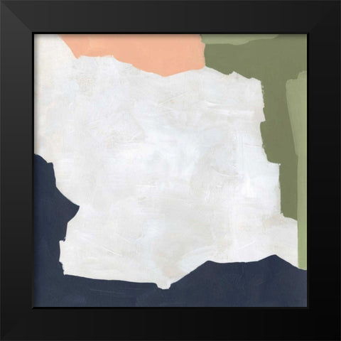 Tectonic Boundaries IV Black Modern Wood Framed Art Print by Vess, June Erica