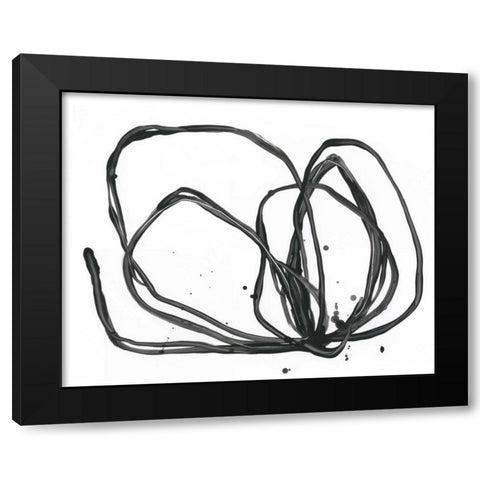 Twine Bundle I Black Modern Wood Framed Art Print by Vess, June Erica
