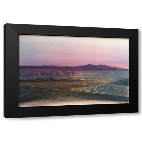 Breathtaking Valley Black Modern Wood Framed Art Print by Dean, Bruce
