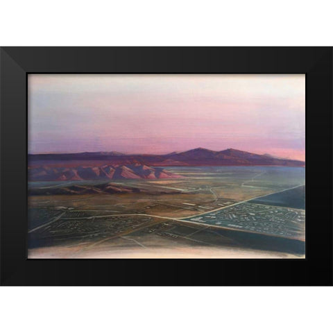 Breathtaking Valley Black Modern Wood Framed Art Print by Dean, Bruce