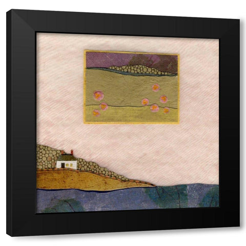 Tiny House I Black Modern Wood Framed Art Print with Double Matting by Savory, Susan