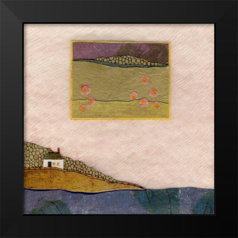 Tiny House I Black Modern Wood Framed Art Print by Savory, Susan