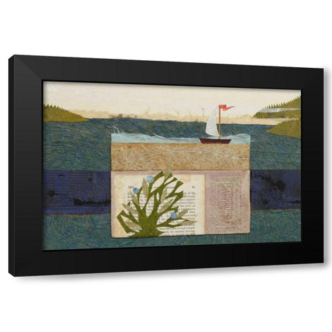 Tiny House III Black Modern Wood Framed Art Print by Savory, Susan
