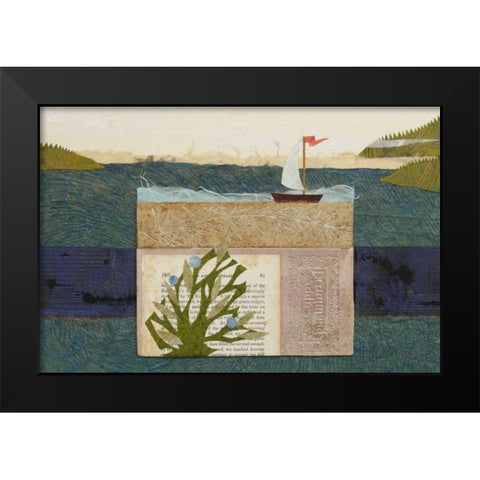 Tiny House III Black Modern Wood Framed Art Print by Savory, Susan