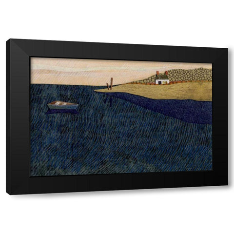 Tiny House V Black Modern Wood Framed Art Print by Savory, Susan