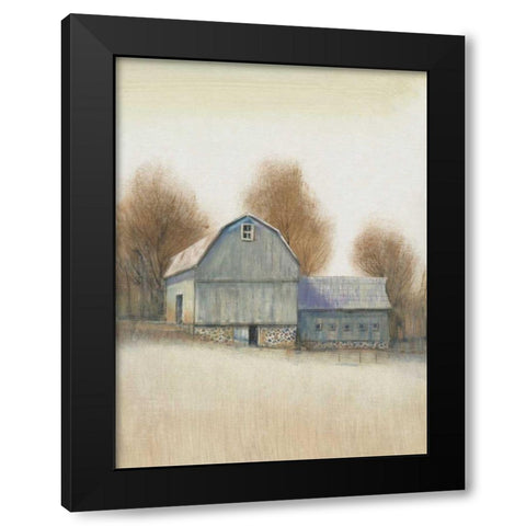 Barn Side I Black Modern Wood Framed Art Print by OToole, Tim