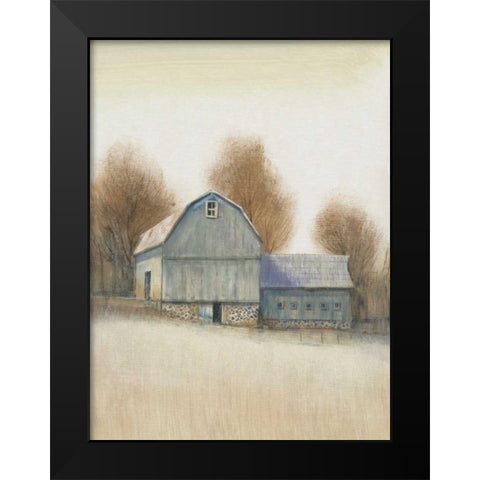 Barn Side I Black Modern Wood Framed Art Print by OToole, Tim