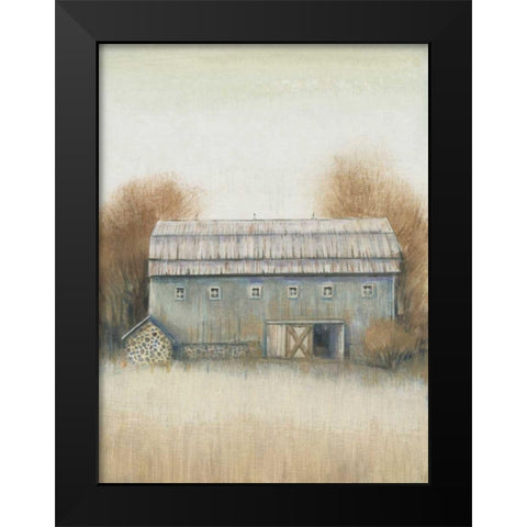 Barn Side II Black Modern Wood Framed Art Print by OToole, Tim