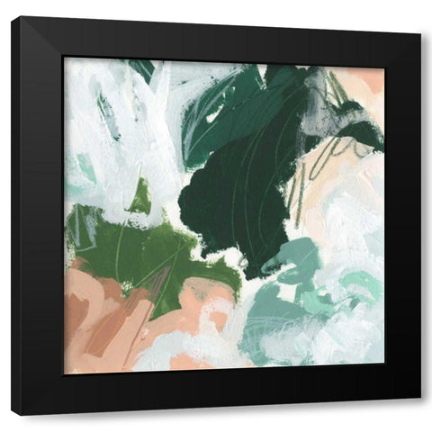 Riddle Drum II Black Modern Wood Framed Art Print by Vess, June Erica
