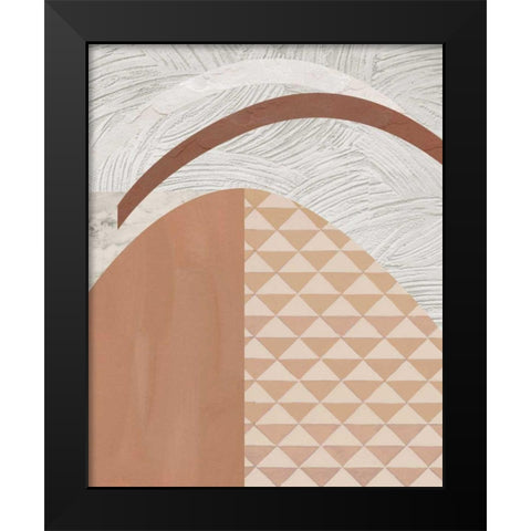 Mountain Glow II Black Modern Wood Framed Art Print by Wang, Melissa