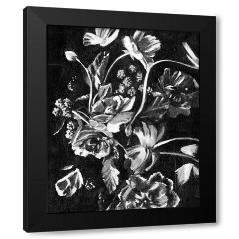 Enchanted Bloom I Black Modern Wood Framed Art Print by Warren, Annie