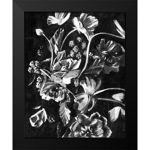 Enchanted Bloom I Black Modern Wood Framed Art Print by Warren, Annie