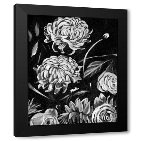 Enchanted Bloom II Black Modern Wood Framed Art Print with Double Matting by Warren, Annie