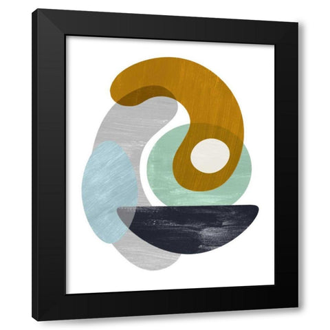 Naturess II Black Modern Wood Framed Art Print with Double Matting by Popp, Grace