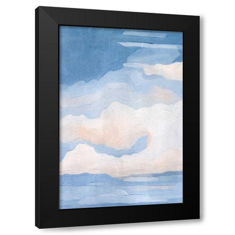 The Clouds I Black Modern Wood Framed Art Print by Caroline, Emma