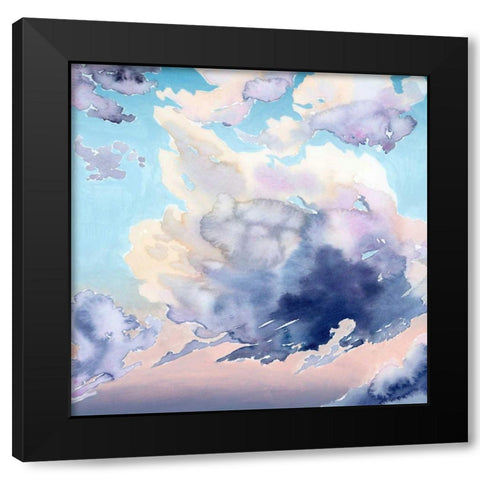 Covered Clouds I Black Modern Wood Framed Art Print by Popp, Grace