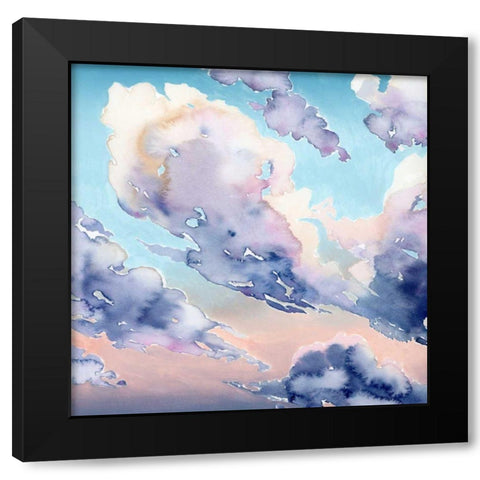 Covered Clouds II Black Modern Wood Framed Art Print with Double Matting by Popp, Grace