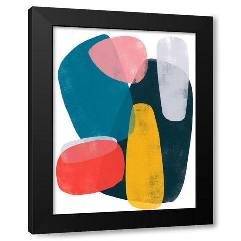 Orbital Fixture II Black Modern Wood Framed Art Print by Vess, June Erica