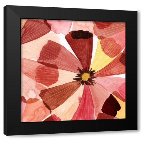 Elementary Flora II Black Modern Wood Framed Art Print by Popp, Grace