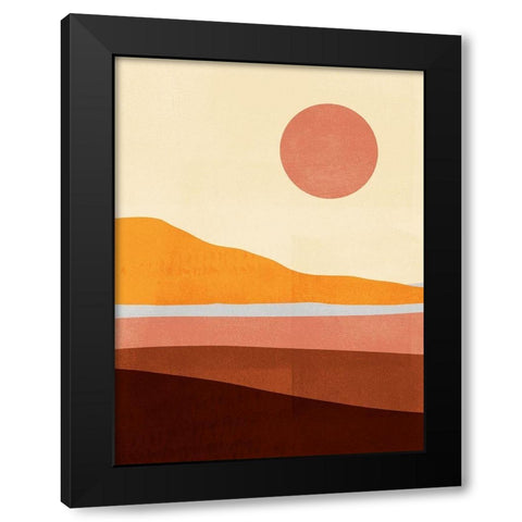 Sunseeker Landscape I Black Modern Wood Framed Art Print by Borges, Victoria