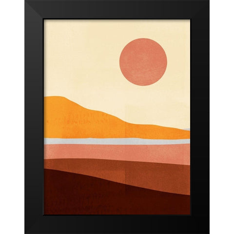 Sunseeker Landscape I Black Modern Wood Framed Art Print by Borges, Victoria
