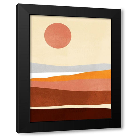 Sunseeker Landscape II Black Modern Wood Framed Art Print by Borges, Victoria