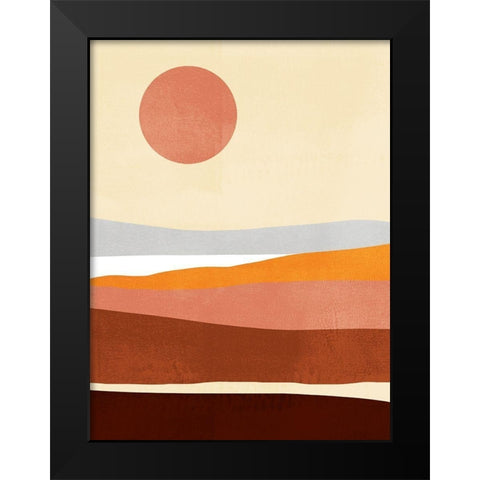 Sunseeker Landscape II Black Modern Wood Framed Art Print by Borges, Victoria
