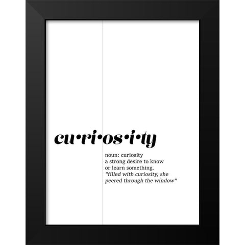 Find Meaning II Black Modern Wood Framed Art Print by Fagalde, Jarman