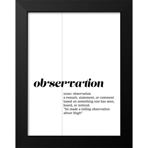 Find Meaning IV Black Modern Wood Framed Art Print by Fagalde, Jarman