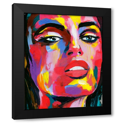 Prismatic Pout III Black Modern Wood Framed Art Print by Warren, Annie