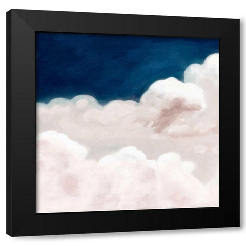 Cloudy Night I Black Modern Wood Framed Art Print by Studio W