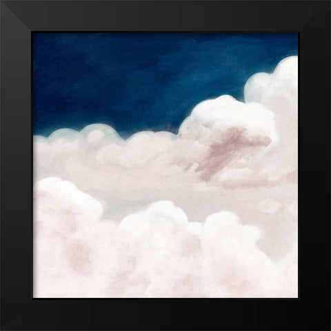 Cloudy Night I Black Modern Wood Framed Art Print by Studio W