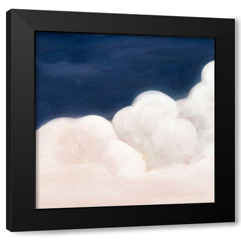 Cloudy Night II Black Modern Wood Framed Art Print by Studio W