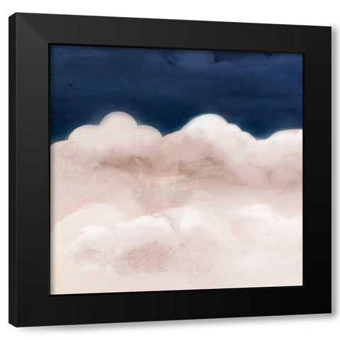Cloudy Night III Black Modern Wood Framed Art Print by Studio W