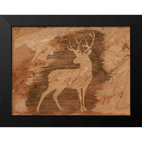 Lodge Chaperone I Black Modern Wood Framed Art Print by Moore, Regina