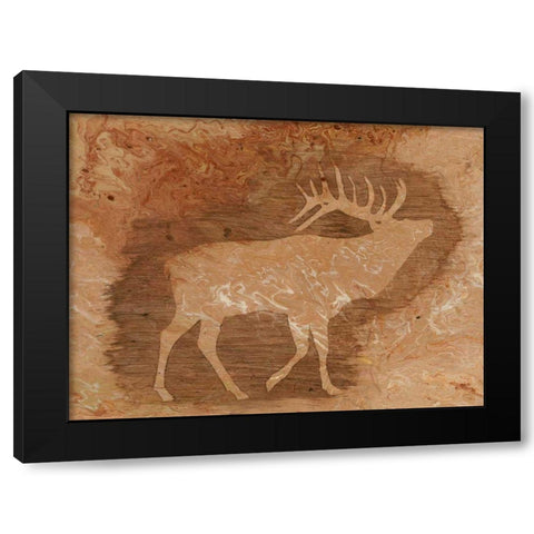 Lodge Chaperone III Black Modern Wood Framed Art Print with Double Matting by Moore, Regina