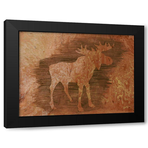 Lodge Chaperone IV Black Modern Wood Framed Art Print by Moore, Regina