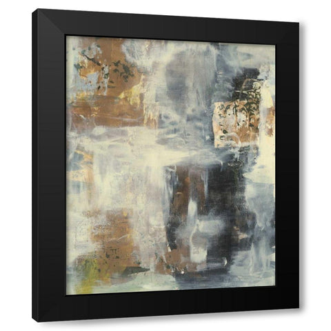 Camouflage II Black Modern Wood Framed Art Print by Moore, Regina