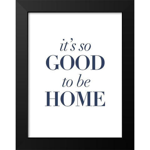Home-y I Black Modern Wood Framed Art Print by Popp, Grace