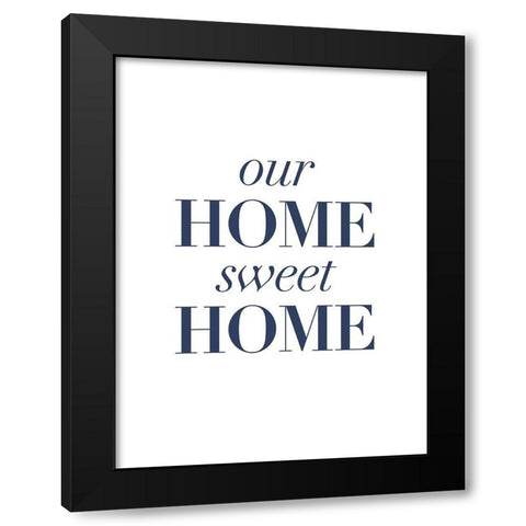Home-y II Black Modern Wood Framed Art Print with Double Matting by Popp, Grace