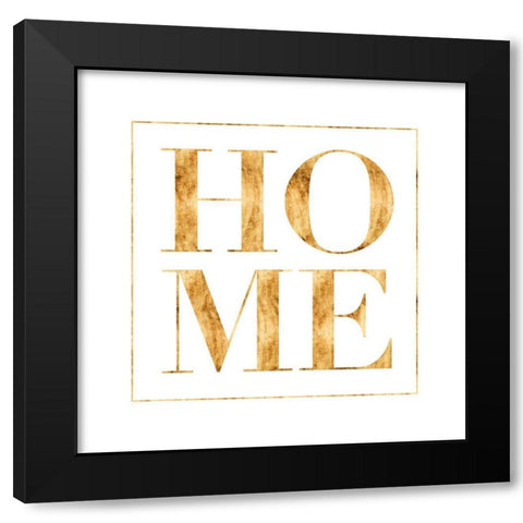 Home Love I Black Modern Wood Framed Art Print by Popp, Grace