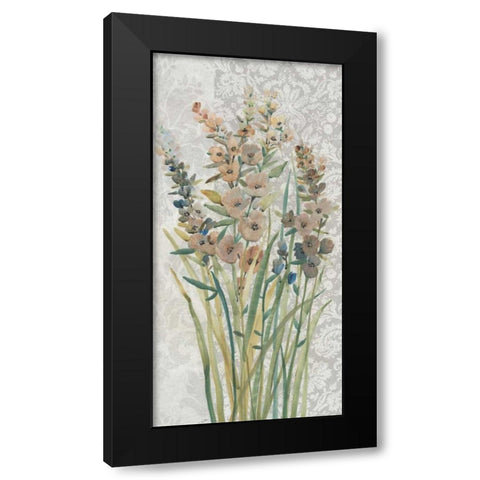 Patch of Wildflowers I Black Modern Wood Framed Art Print with Double Matting by OToole, Tim