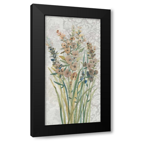 Patch of Wildflowers I Black Modern Wood Framed Art Print by OToole, Tim