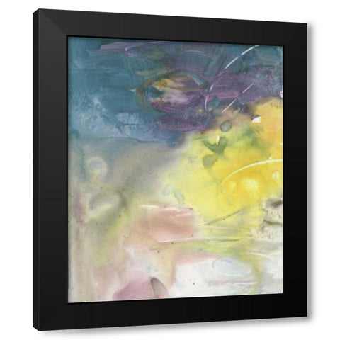 Softest Light I Black Modern Wood Framed Art Print with Double Matting by Combs, Joyce